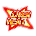 Overheat icon.