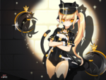 Official promotional artwork of Eve in the Black Cat - Black set.
