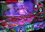 Shyflowne Pond overview and concept art.