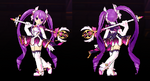 Idle pose and Promo avatar. (Promo Accessory: Tail Ribbons)