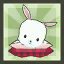 Fluffy Rabbit Cushion