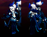 Iblis's Idle pose and Promo avatar. (Promo Accessory: Horn's Aura)