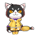 Raincoat Cat - Rebi (Adult form)