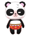 Panda Bear - Red (Infant form)