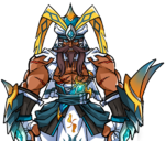 After clearing the 8-4 epic missions, you will be able to clearly see Karu's eyes, meaning he is no longer possessed.