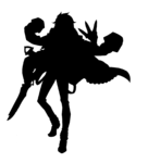 Ángel De La Muerte silueta, que se muestra antes de su lanzamiento.