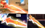Older looks of Armageddon Blade and its Skill Note.