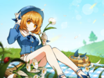 Official promotional artwork of Ara in the Retro Picnic - Autumn Sky set
