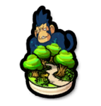 刚果森林的旧版副本按钮，蓝猩猩曾经是这里的Boss。